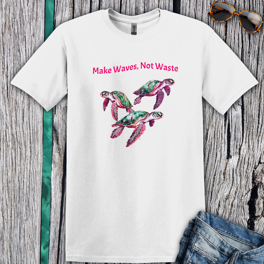 Make Waves Not Waste T- Shirt