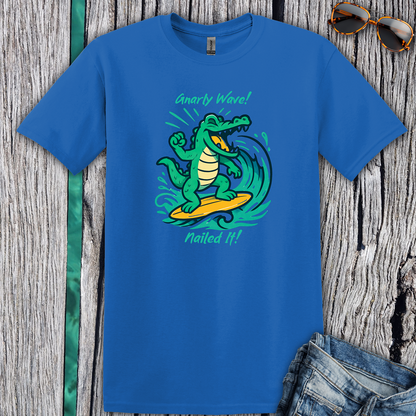 Surfing Crocodile T-Shirt