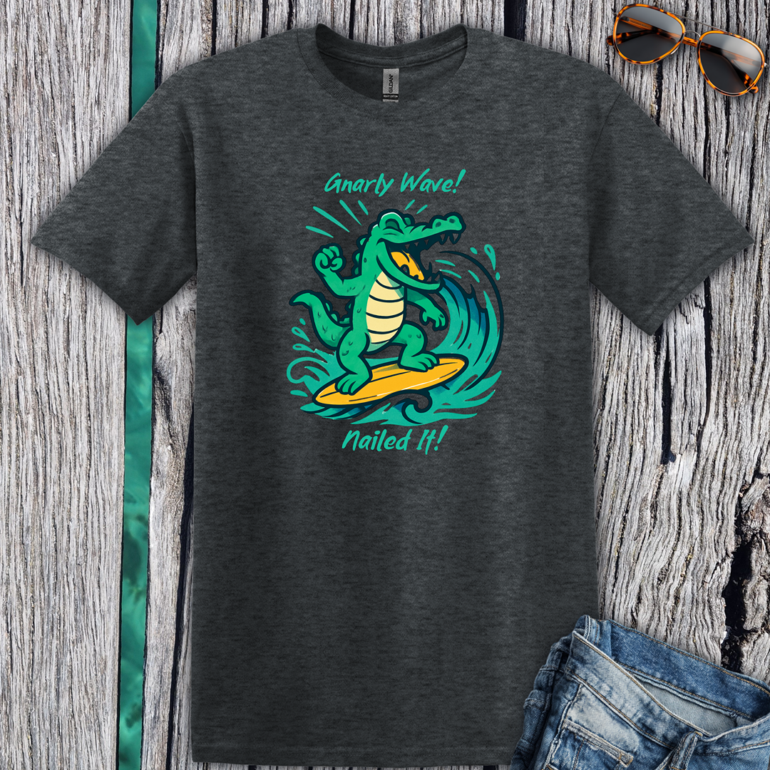 Surfing Crocodile T-Shirt