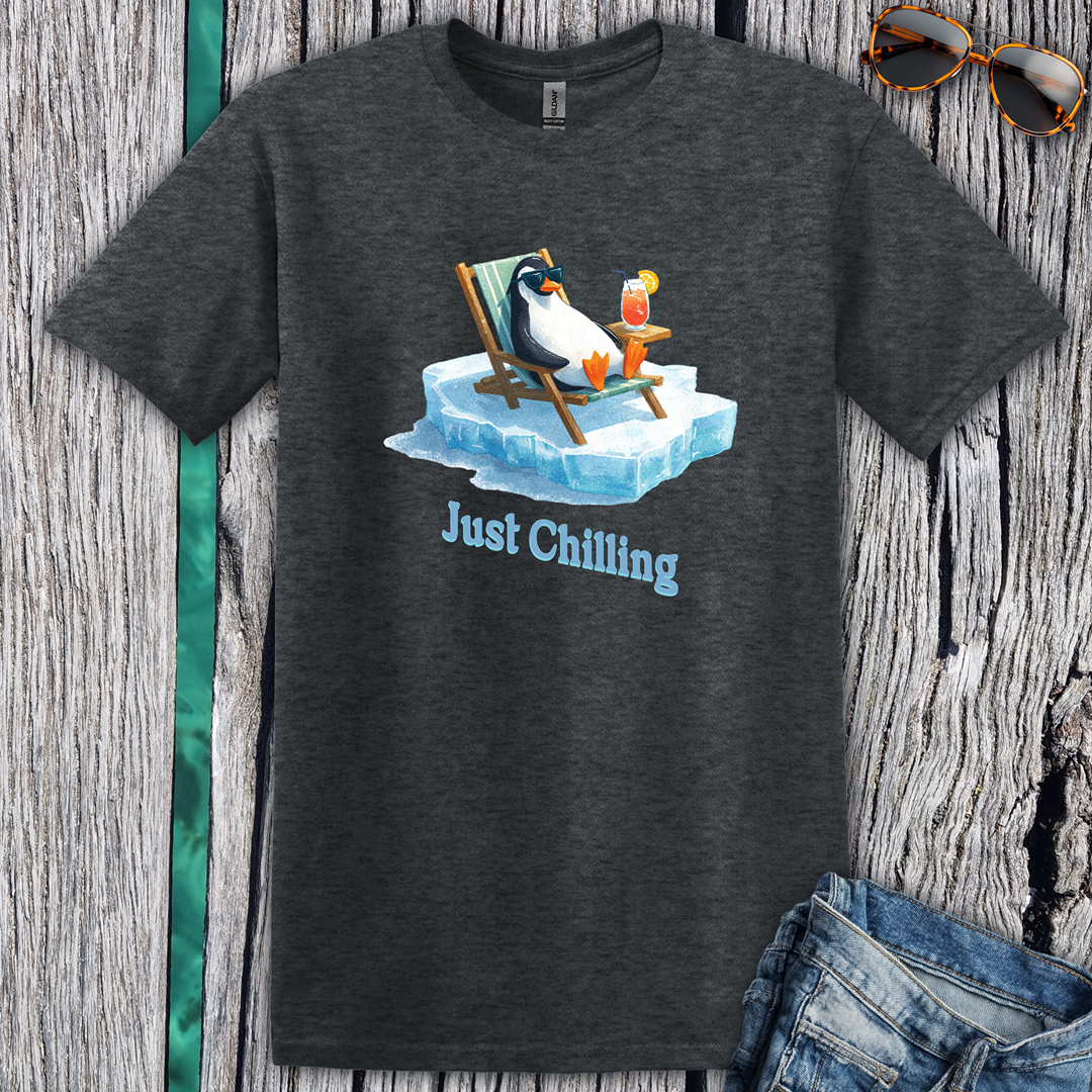 Just Chilling Penguin T-Shirt