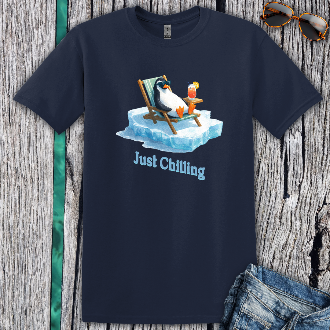 Just Chilling Penguin T-Shirt