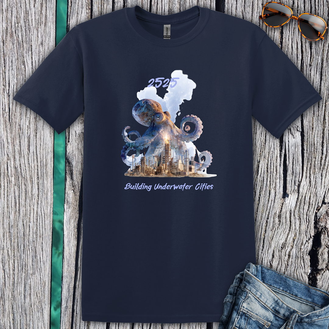 Underwater Cities Octopus T-Shirt