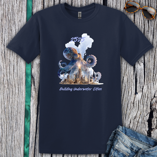 Underwater Cities Octopus T-Shirt
