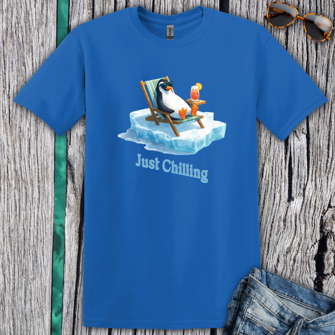 Just Chilling Penguin T-Shirt