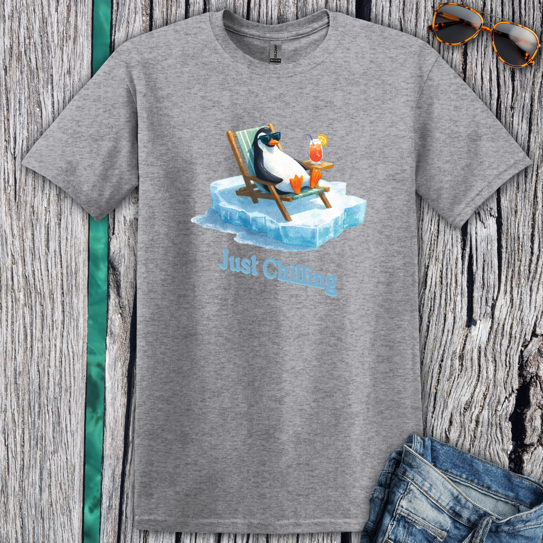 Just Chilling Penguin T-Shirt