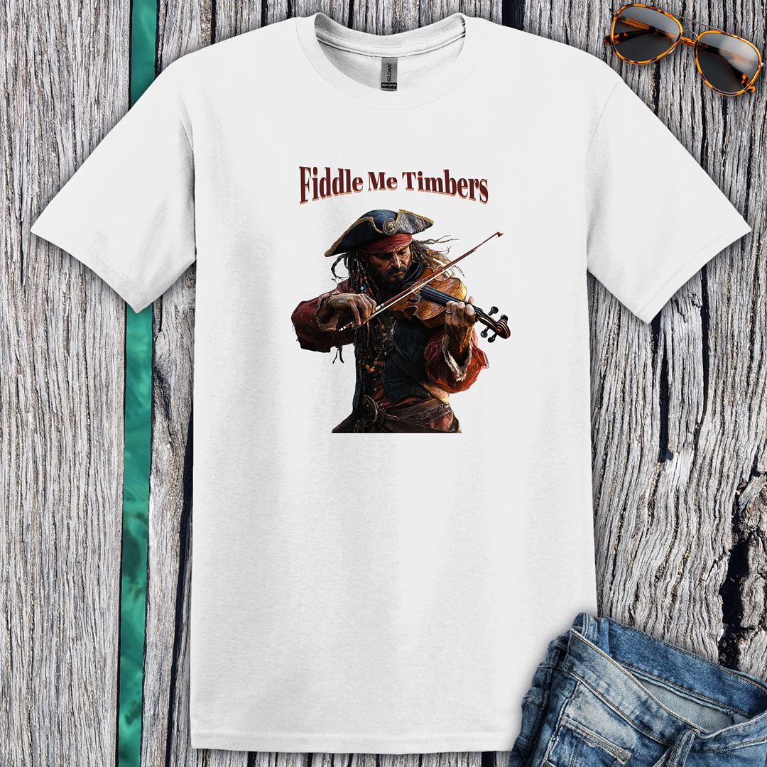 Pirate Fiddle Me Timbers T-Shirt