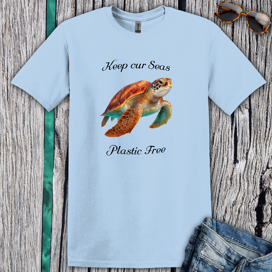 Keep Our Seas Plastic Free T-shirt