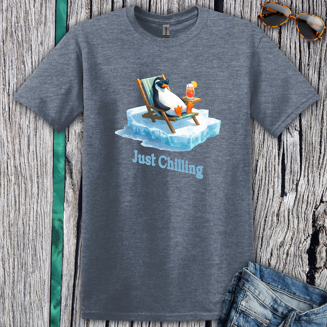 Just Chilling Penguin T-Shirt