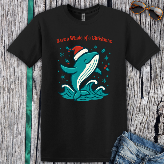 Whale Christmas T-Shirt