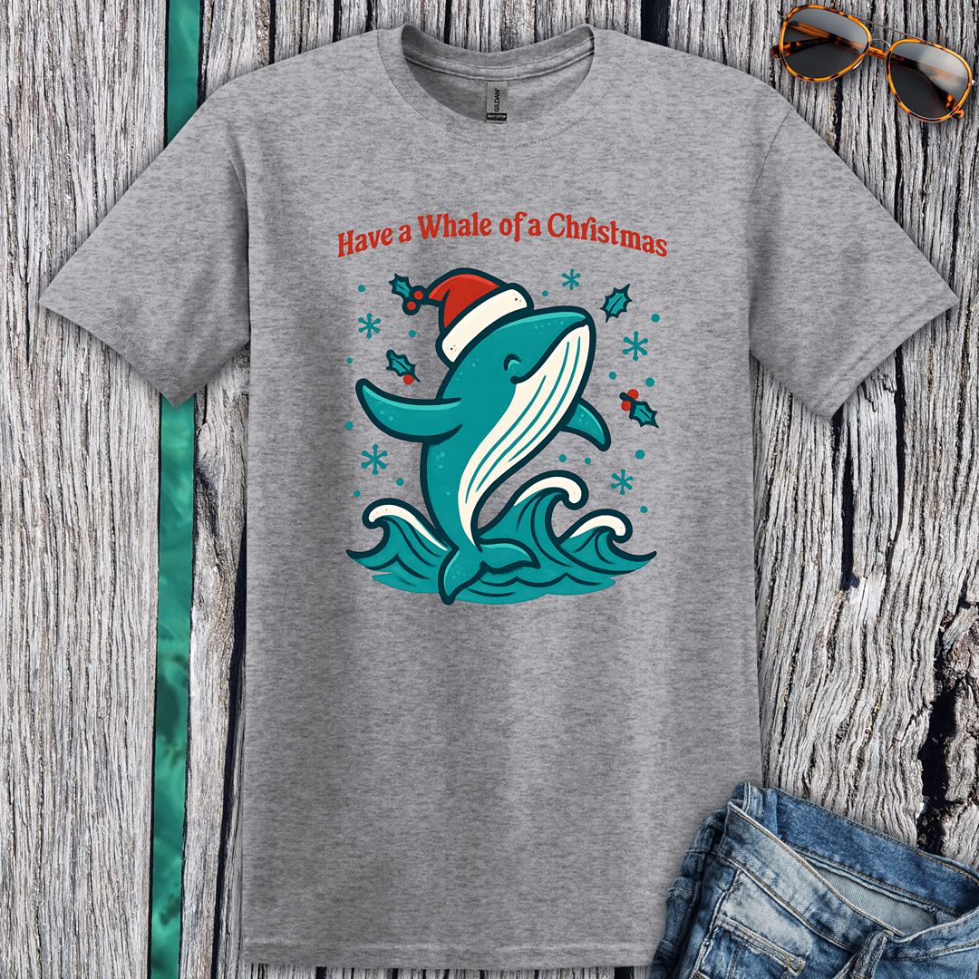 Whale Christmas T-Shirt
