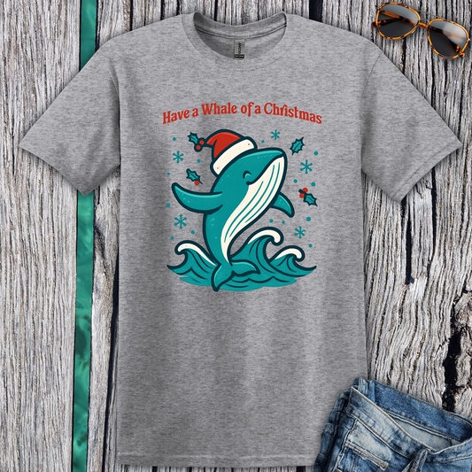 Whale Christmas T-Shirt
