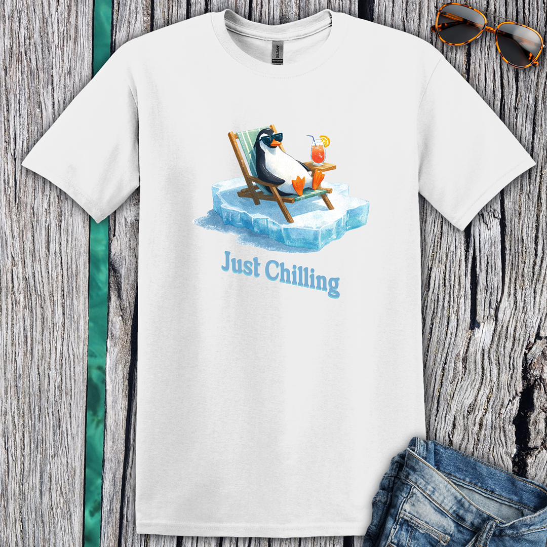 Just Chilling Penguin T-Shirt
