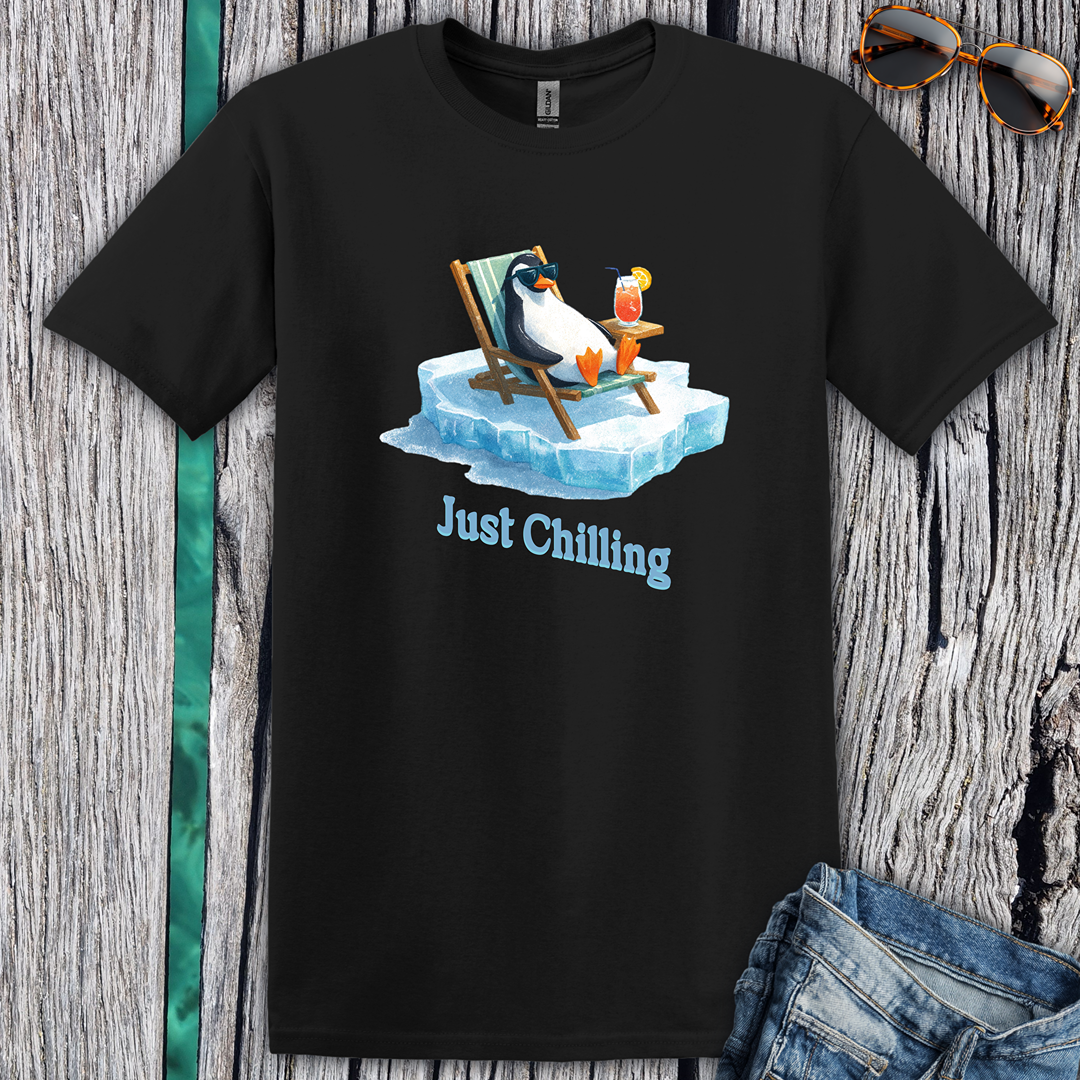 Just Chilling Penguin T-Shirt
