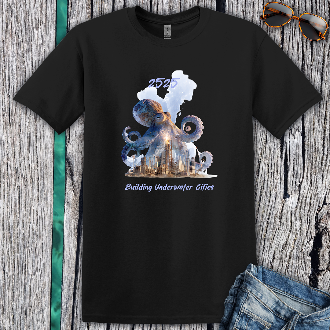 Underwater Cities Octopus T-Shirt