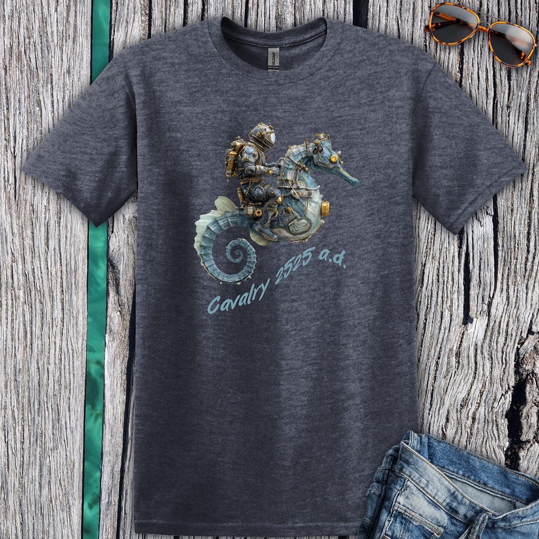 Steampunk Seahorse Cavalry T-Shirt