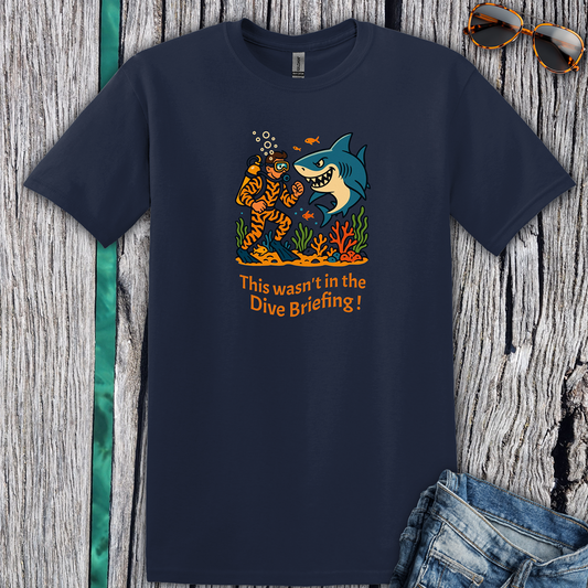 Funny Dive Brief T-shirt