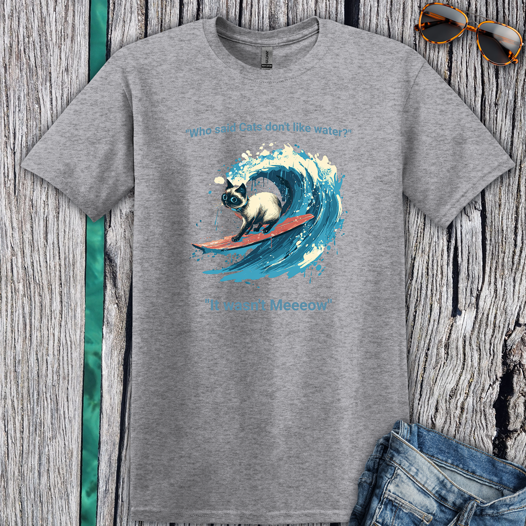 Surfing Cat T-Shirt