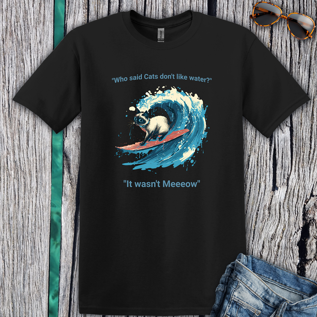 Surfing Cat T-Shirt