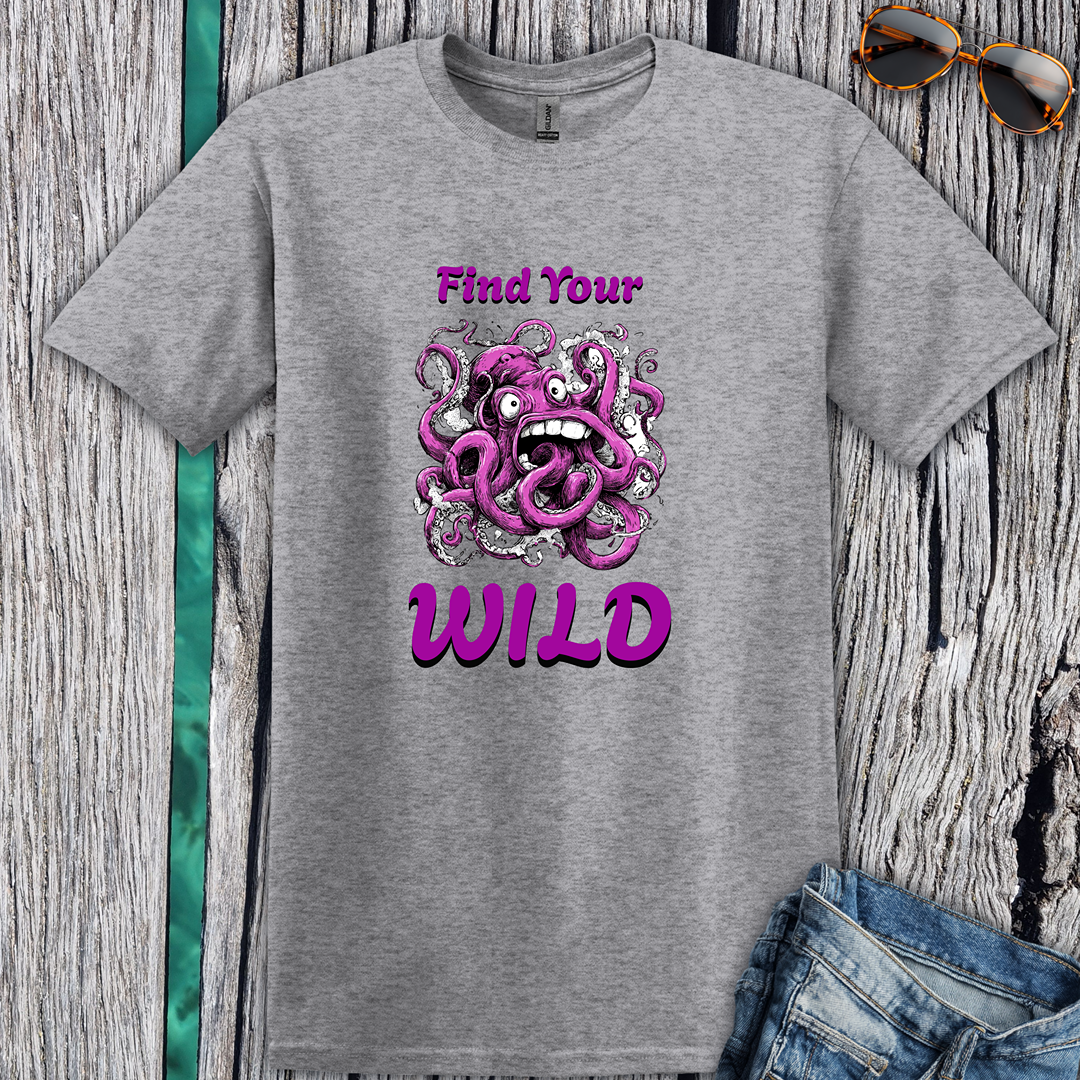 Wild Octopus Unisex T-Shirt