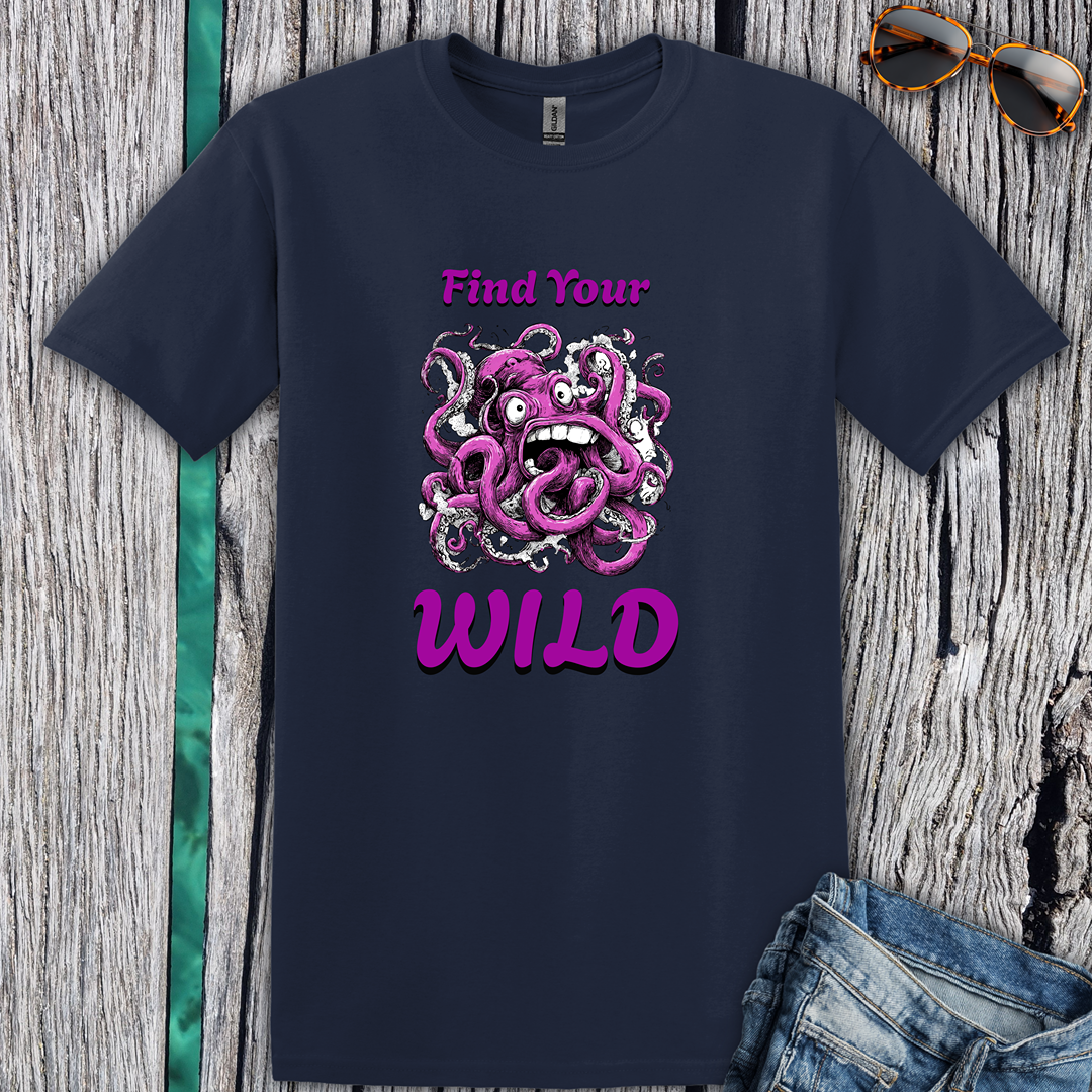 Wild Octopus Unisex T-Shirt