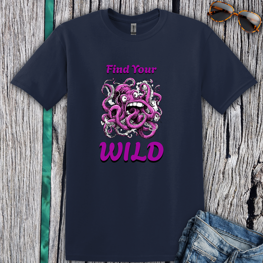 Wild Octopus Unisex T-Shirt