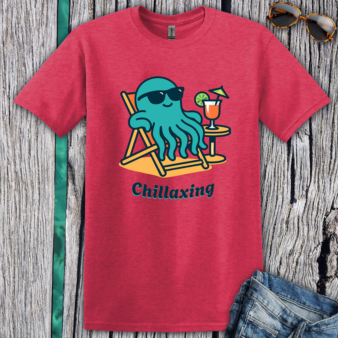 Chillaxing Octopus T-Shirt