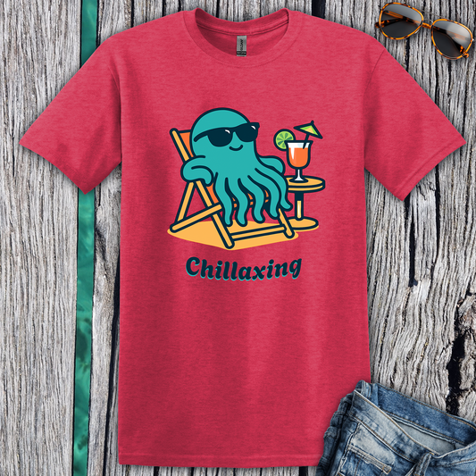 Chillaxing Octopus T-Shirt