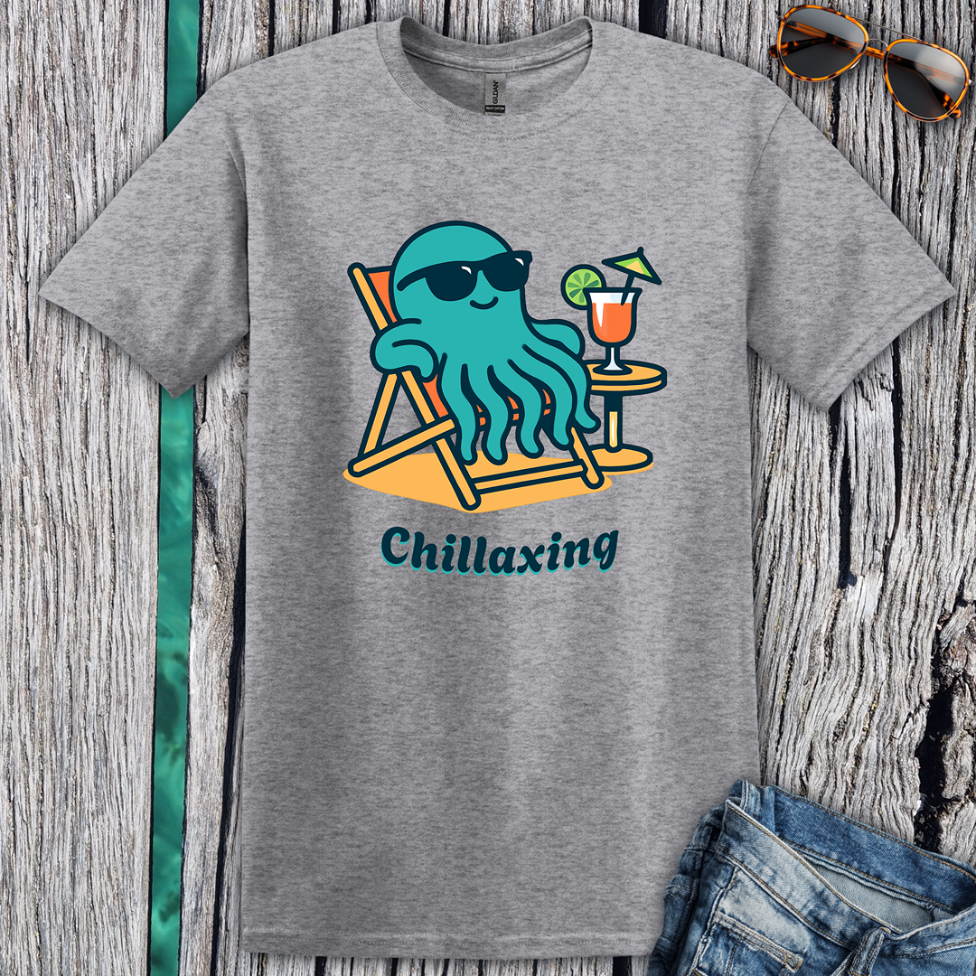 Chillaxing Octopus T-Shirt