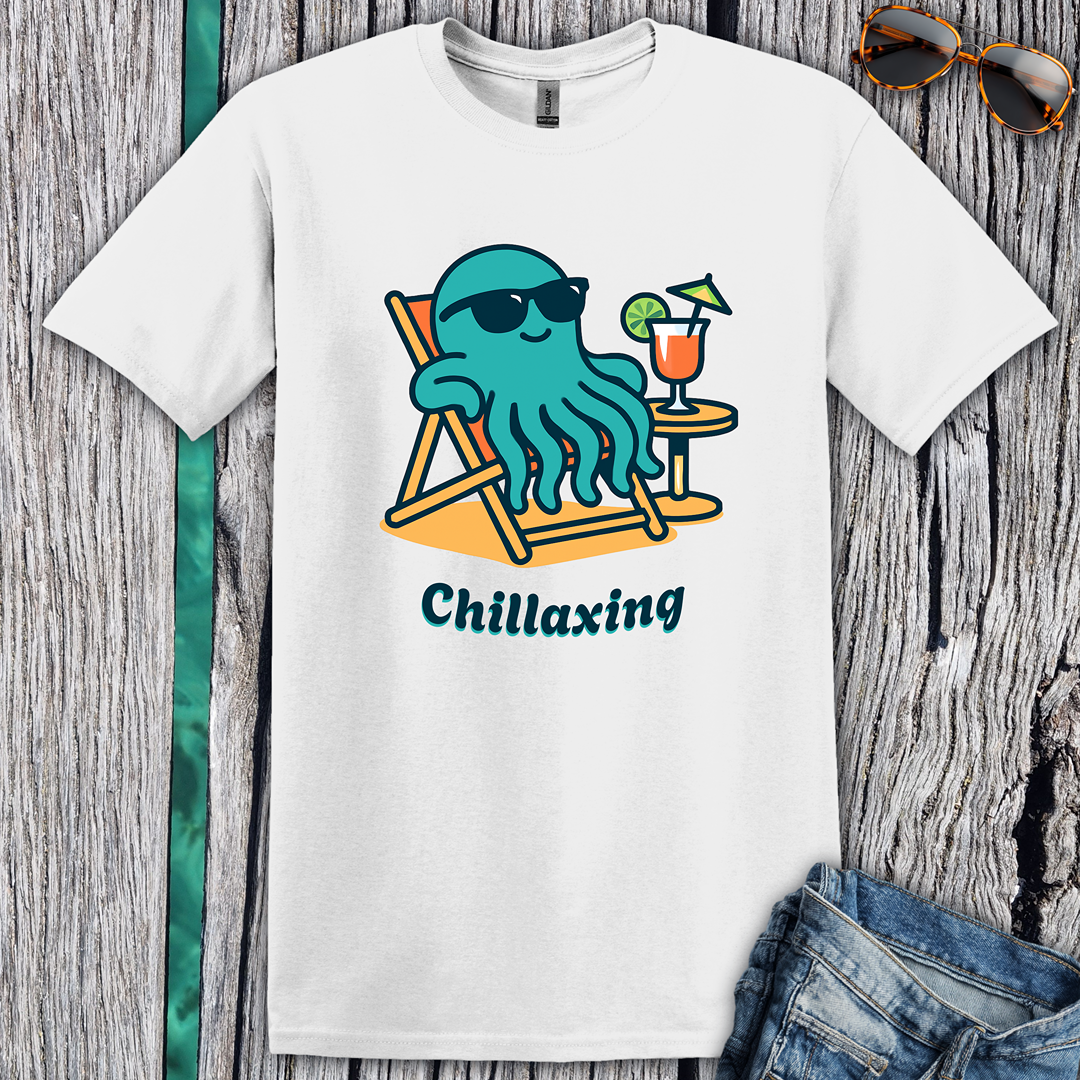 Chillaxing Octopus T-Shirt