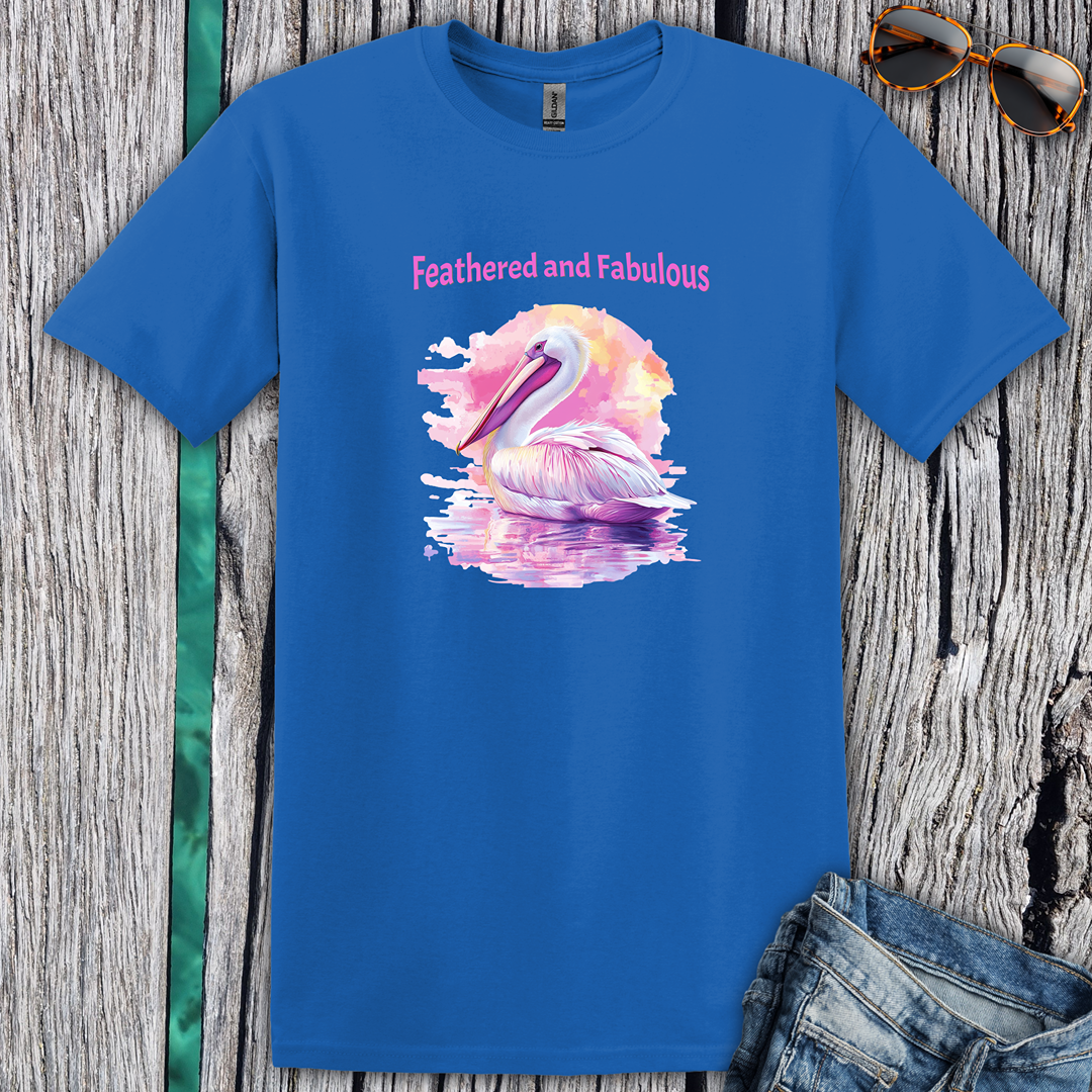 Feathered and Fabulous Pelican T-Shirt