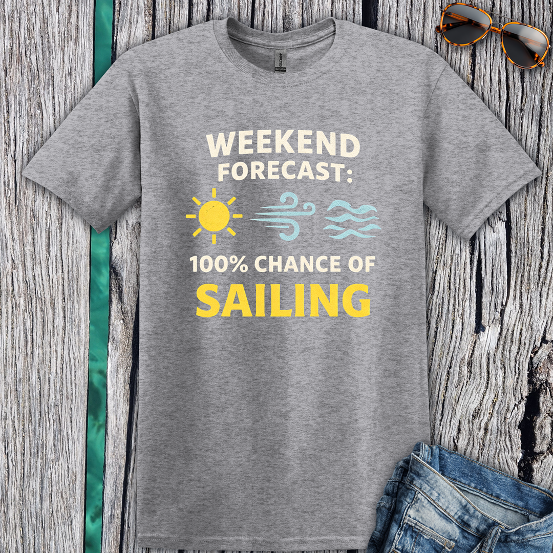 Weekend Forecast Sailing T-Shirt