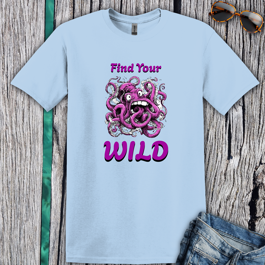 Wild Octopus Unisex T-Shirt
