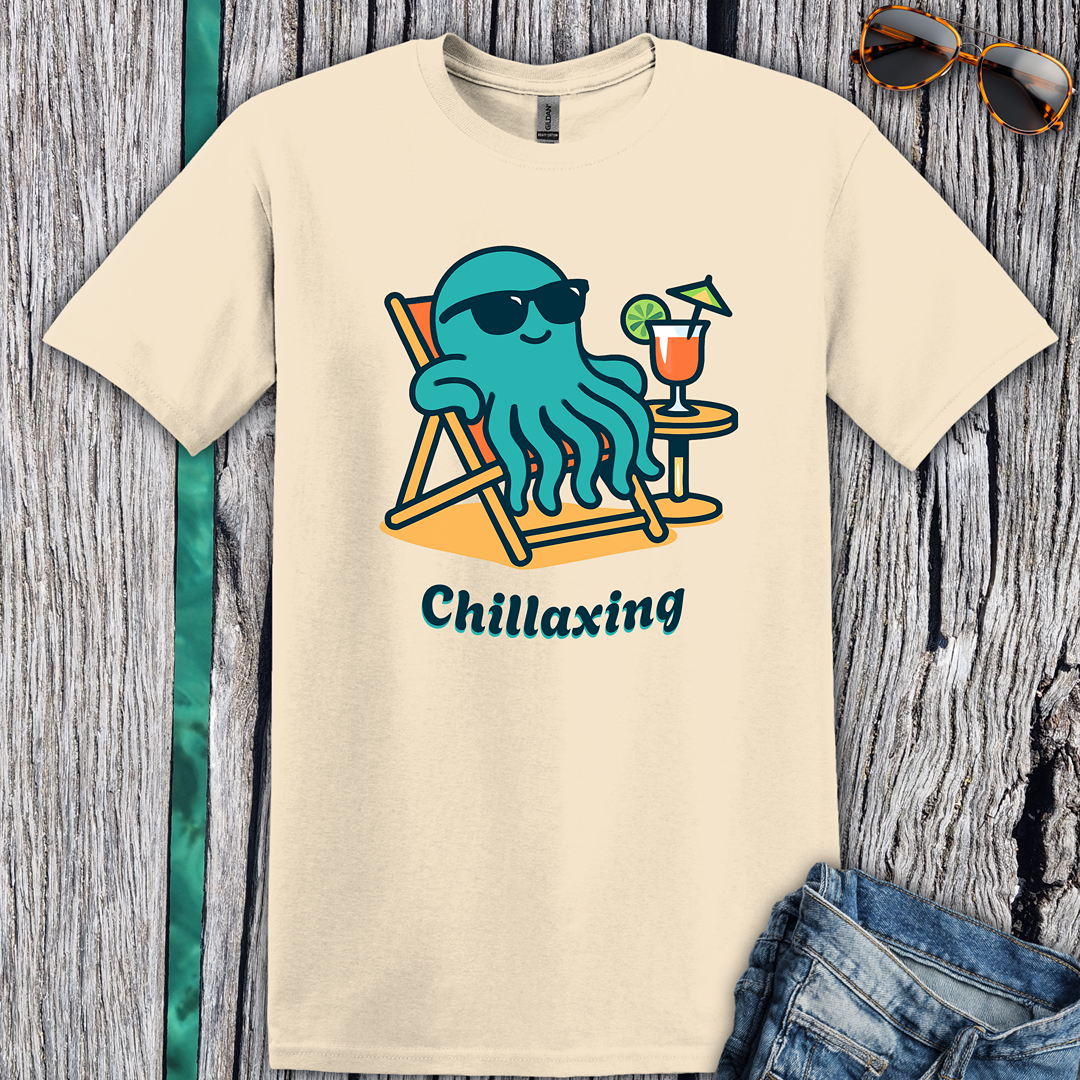 Chillaxing Octopus T-Shirt