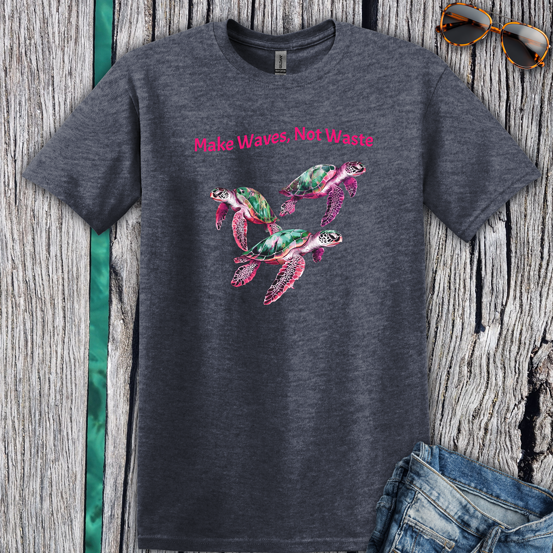 Make Waves Not Waste T- Shirt