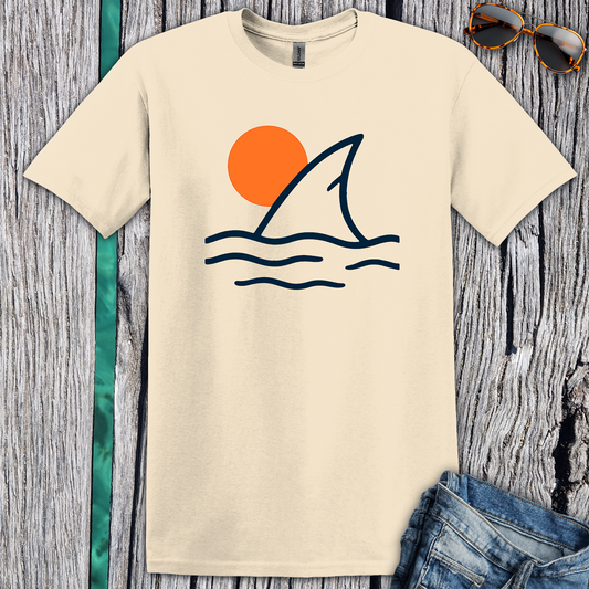Shark Fin Sunset T-Shirt
