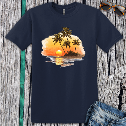 Sunset Palm Beach T-Shirt
