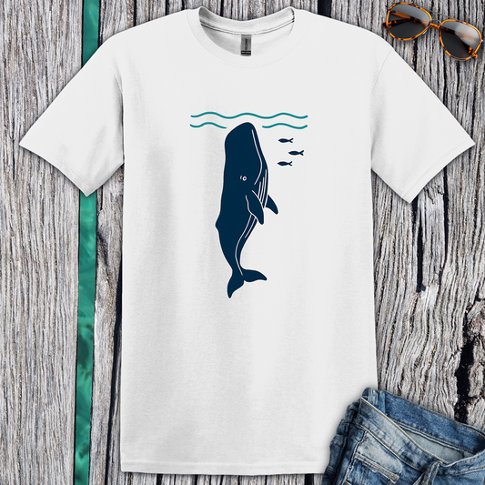 Sperm Whale Graphic T-Shirt