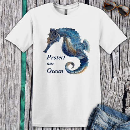 Protect Our Ocean Seahorse T-Shirt