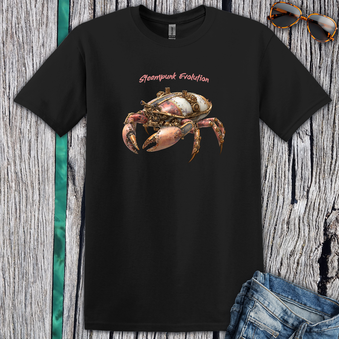 Steampunk Evolution Crab T-Shirt