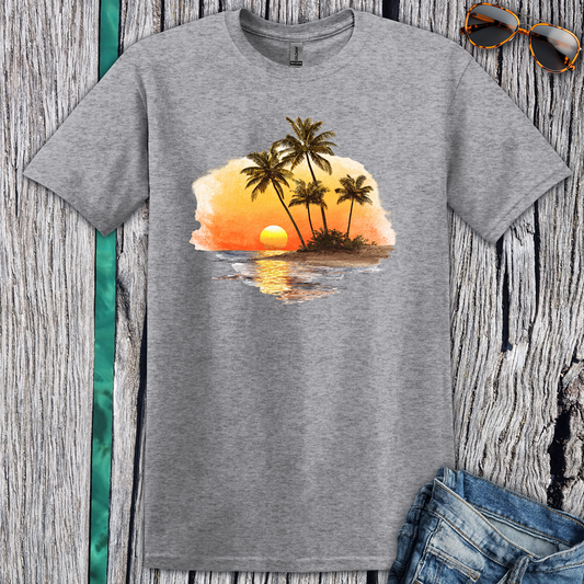 Sunset Palm Beach T-Shirt