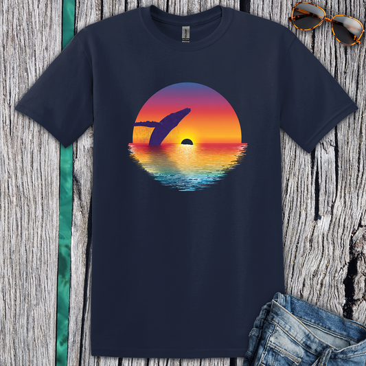 Whale Sunset T-Shirt