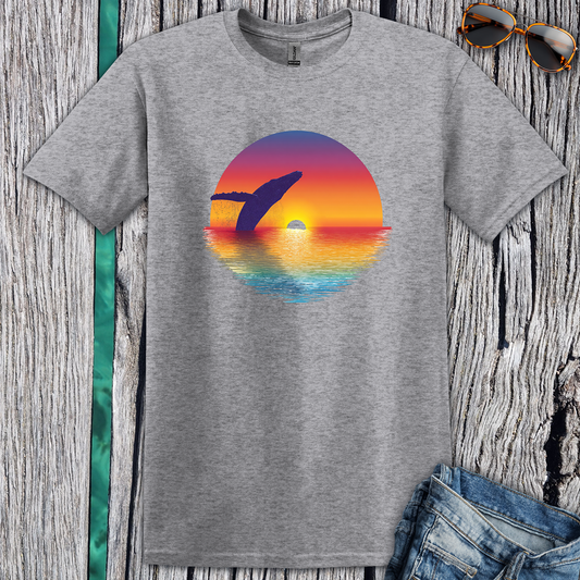 Whale Sunset T-Shirt