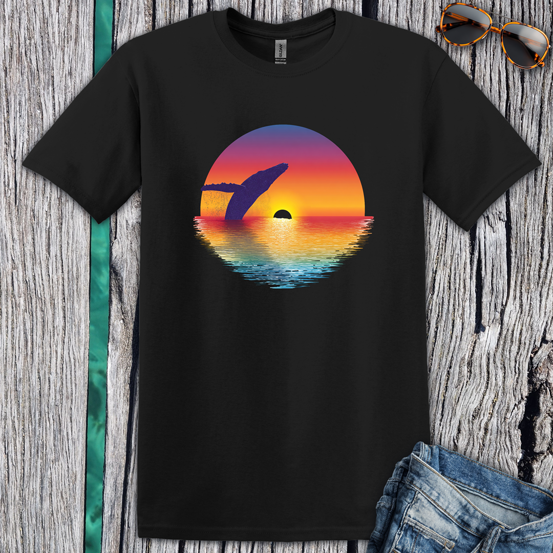 Whale Sunset T-Shirt
