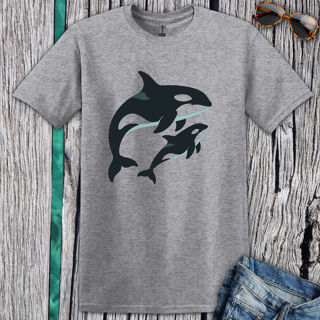 Whale and Calf T-shirt