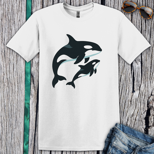 Whale and Calf T-shirt