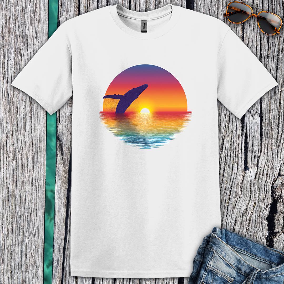 Whale Sunset T-Shirt